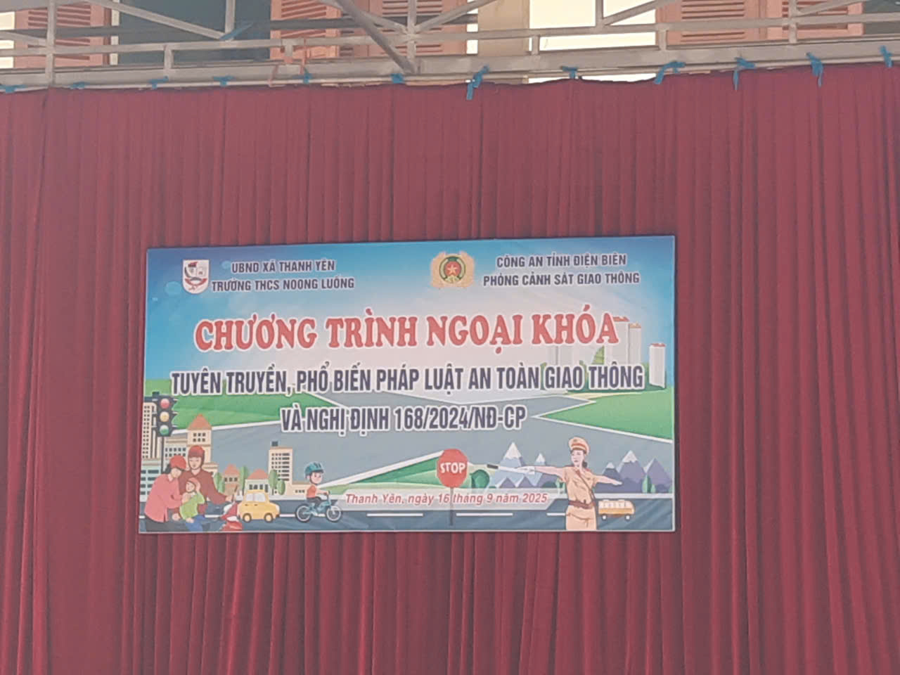 CHƯƠNG TRÌNH NGOẠI KHÓA TUYÊN TRUYỀN, PHỔ BIẾN PHÁP LUẬT AN TOÀN GIAO THÔNG VÀ NGHỊ ĐỊNH 168/2024/NĐ-CP.